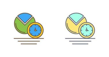 cirkeldiagram vector pictogram