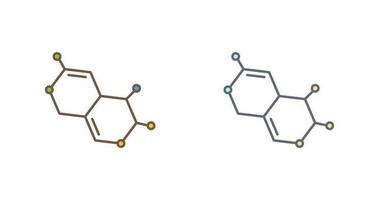 molecuul vector pictogram