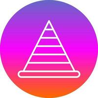 piramide vector icoon ontwerp