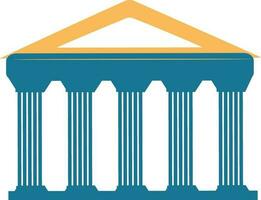 vlak illustratie van Parthenon. vector