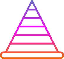 piramide vector icoon ontwerp