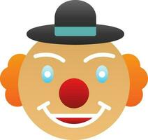 clown vector icoon ontwerp