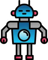 robot vector icoon ontwerp