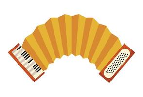 accordeon instrument pictogram vector