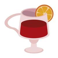 fruit punch beker vector