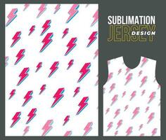 vector voetbal Jersey ontwerp voor sublimatie