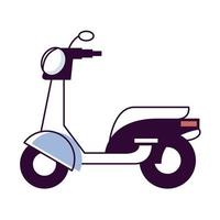 scooter motorfiets voertuig vector