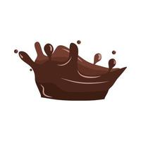 chocolademelk splash vector