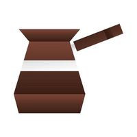 Turkse koffie pictogram vector