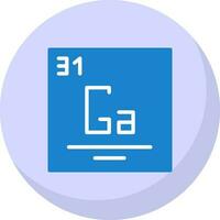 gallium vector icoon ontwerp