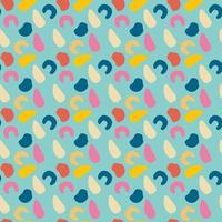 abstract gekleurd kronkelpatroonontwerp. abstracte achtergrond voor behang web banner inpakpapier textiel vector