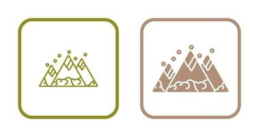 berg vector pictogram