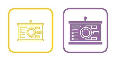 presentatie vector pictogram