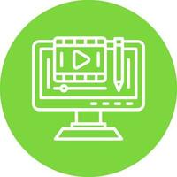 Bewerk video vector icoon ontwerp