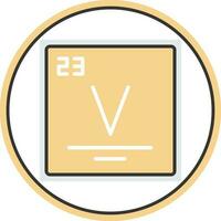vanadium vector icoon ontwerp