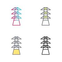 uniek toren vector icoon