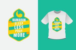 ramadan modern typografie t-shirtontwerp vector