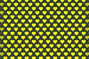 geel en grijs hart naadloos patroon vector kunst. liefde harten achtergrond voor Valentijn dag..