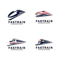 trein logo vectorillustratie vector