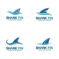 haai vis logo vector illustratie ontwerp