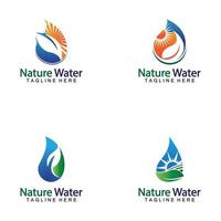 natuur water logo vector pictogram