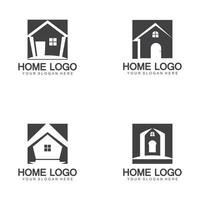 huis en gebouw logo vector