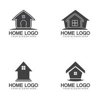 huis en gebouw logo vector