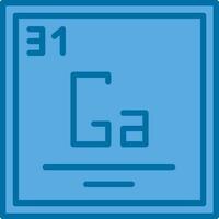 gallium vector icoon ontwerp