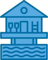 strand hut vector icoon ontwerp