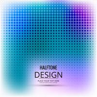 Abstract halftone kleurrijk ontwerp vector