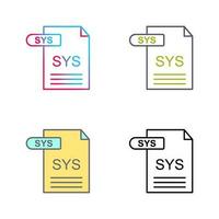 sys vector icoon