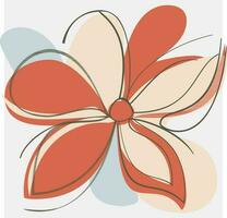 hedendaags bloem naadloos patroon arrangement afdrukken stoffen mode vector