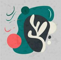 meetkundig biologisch vorm behang. vector illustraties abstract achtergrond