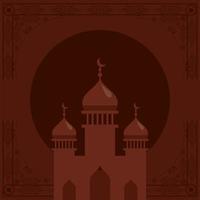 moskee tempel poster vector