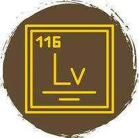 livermorium vector icoon ontwerp