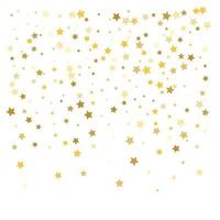 gouden sterren confetti-viering vector