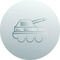 infanterie tank vector icoon