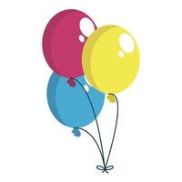 ballonnen helium partij vector
