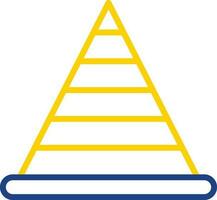 piramide vector icoon ontwerp