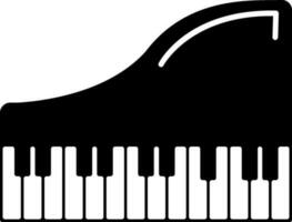 musical instrument, piano teken of symbool. vector