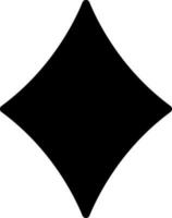 diamant pak icoon in zwart kleur. vector