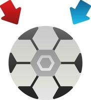 voetbal bal vector icoon ontwerp