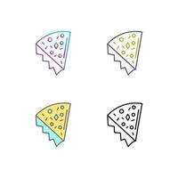 pizza plak vector icoon