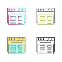 dashboard vector pictogram