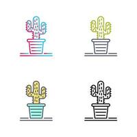 cactus vector pictogram