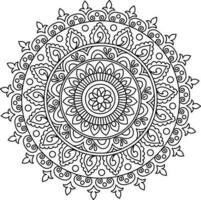 mooi afgeronde mandala ontwerp. vector