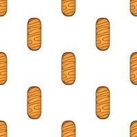 patroon eigengemaakt koekje verschillend smaak in gebakje biscuit vector