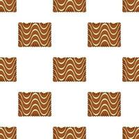 patroon eigengemaakt koekje verschillend smaak in gebakje biscuit vector