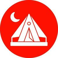 tent vector icoon ontwerp