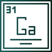 gallium vector icoon ontwerp